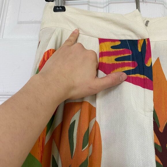 Farm Rio for Anthropologie Cropped Wide-Leg Pants - Picture 11 of 15